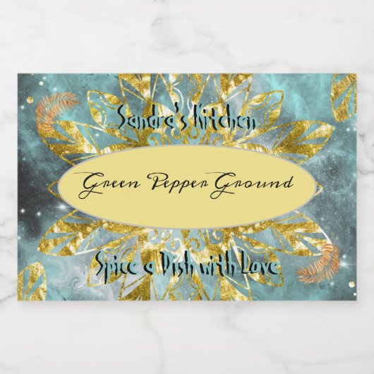 JARグリッター用スパイスラベル フードラベル (シングルラベル)