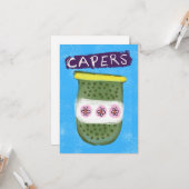 Jarグリーティングカードの中のキャプテン カード (正面/裏面インサイチュ)