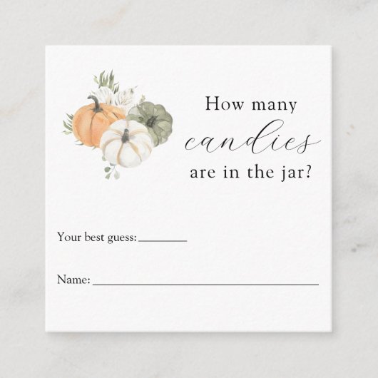 Jarシャワーゲームに含まれる数 エンクロージャーカード (正面)