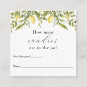 Jarシャワーゲームのエンクロージャカードに含まれている数 エンクロージャーカード (正面)