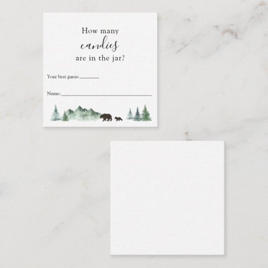 Jarシャワーゲームのエンクロージャカードに含まれている数 エンクロージャーカード (正面/裏面)