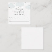 Jarシャワーゲームのエンクロージャカードに含まれている数 エンクロージャーカード (正面/裏面)