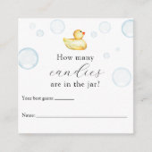 Jarシャワーゲームのエンクロージャカードに含まれている数 エンクロージャーカード (正面)