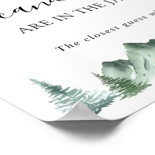 Jarシャワーゲームポスターの数を推測する ポスター (角)