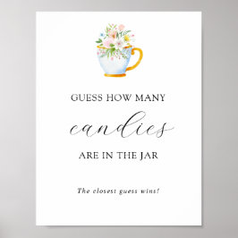 Jarシャワーゲームポスターの数を推測する ポスター