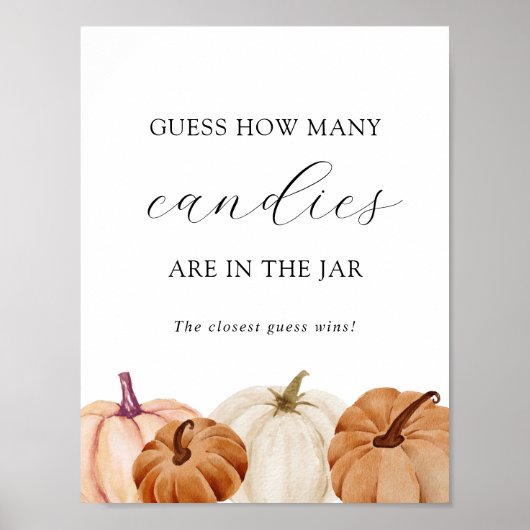 Jarシャワーゲームポスターの数を推測する ポスター (正面)