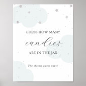 Jarシャワーゲームポスターの数を推測する ポスター (正面)