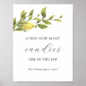 Jarシャワーゲームポスターの数を推測する ポスター (正面)