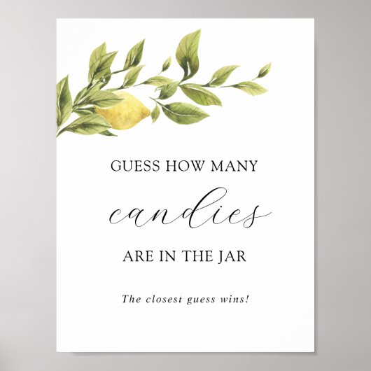 Jarシャワーゲームポスターの数を推測する ポスター (正面)