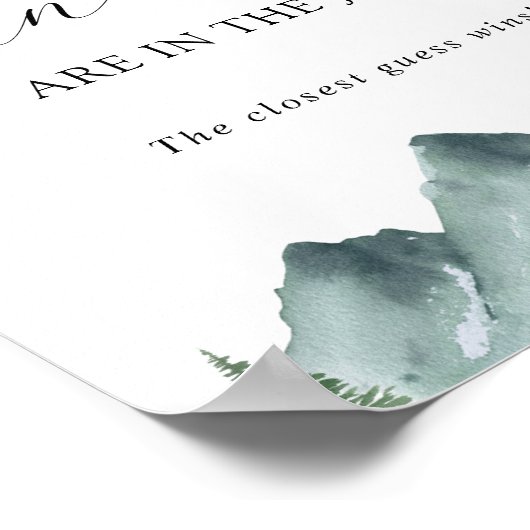 Jarシャワーゲームポスターの数を推測する ポスター (角)