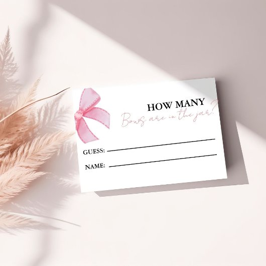 jarブライダルシャワーゲームca内の弓の数 エンクロージャーカード