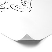 jarミニマリストスクリプト内のコルクの数 ポスター (角)