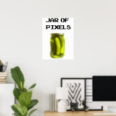 JAR (ピクセル) ポスター (ホームオフィス)