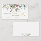 Jar Greenery Red Berry内のキス数を推測 エンクロージャーカード (正面/裏面)