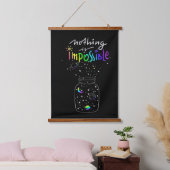 Jar of Dreams: Rainbow Wood Topped Wall Tapestry 吊り下げ型タペストリー (寝室)