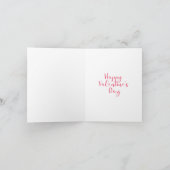 Jar of Flower Hearts Valentine's Day Card サンキューカード (内部)