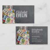 Jar of Global Banknotes h728 名刺 (正面/裏面)