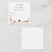 Jar Showerゲームカードの数 エンクロージャーカード (正面/裏面)