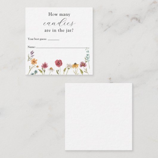 Jar Showerゲームカードの数 エンクロージャーカード (正面/裏面)