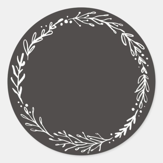 Jar / Spiceステッカー空白のラベルIIB ラウンドシール (正面)