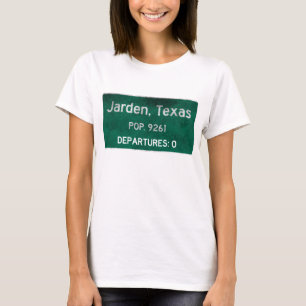 Jardenのテキサス州の交通標識 Tシャツ