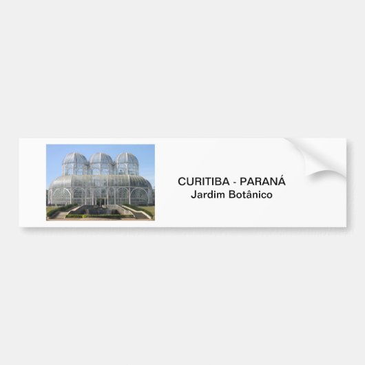 Jardim Botânico - Curitiba - Paraná バンパーステッカー (正面)