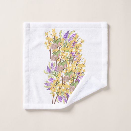 Jardim das Borboletas ウォッシュタオル (ウォッシュタオル)