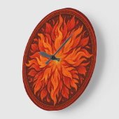 JARDIM DE FOGO ラージ壁時計 (傾斜)
