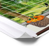 Jardin  à travers ma fenêtre, ポスター (角)