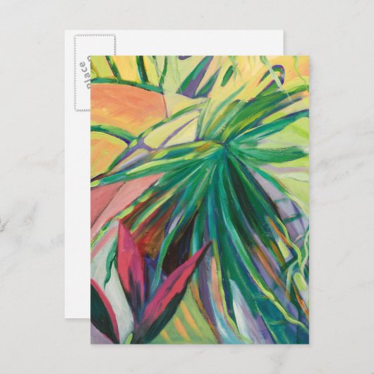 Jardin Abstracto I ポストカード (正面/裏面)