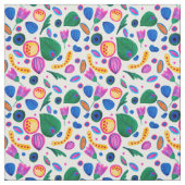 Jardín Botánico Abstracto Boho Maximalist ファブリック (見本)