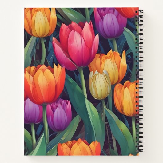 Jardín de Tulipanes ノートブック (裏面)