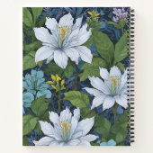 Jardín en Azul y Blanco ノートブック (裏面)