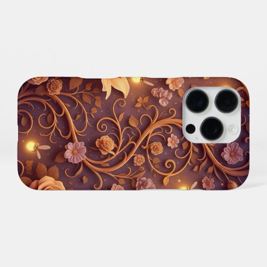 Jardin Enchanté crépusculaire iPhoneケース (裏面横)