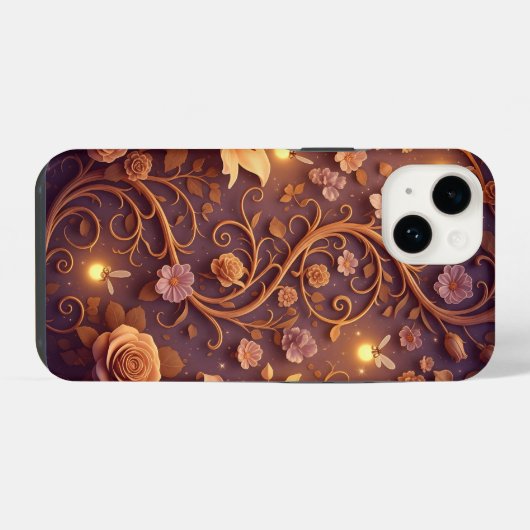 Jardin Enchanté crépusculaire iPhoneケース (裏面横)