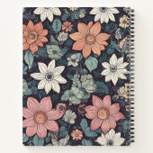 Jardín Floral Soave ノートブック (裏面)