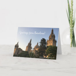 Jardins de Joan Maragallとカスタムあなたのテキスト カード