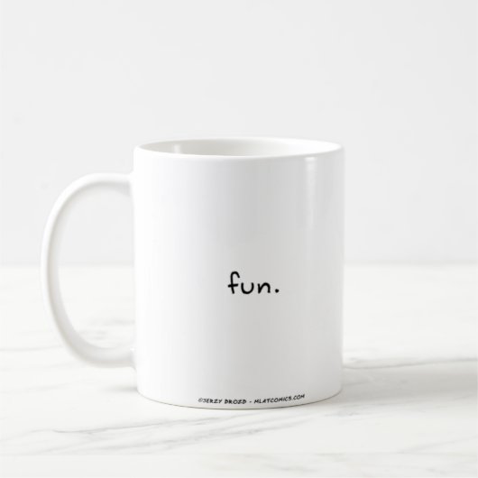 Jaredの喜劇的なマグ-宇宙のユニコーン コーヒーマグカップ (左)