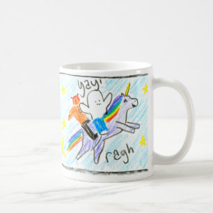 Jaredの喜劇的なマグ-宇宙のユニコーン コーヒーマグカップ
