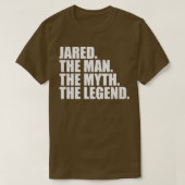 JaredJared名Jared与え名 Tシャツ (デザイン正面)