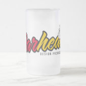 Jarheadのデザイン フロストグラスビールジョッキ (中央)