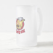 Jarra Metrinn Gigante de Hielo フロストグラスビールジョッキ (正面右)