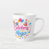 Jarra Personalizada “Celebra Conmigo” | Ideal para カフェラテマグ (右)