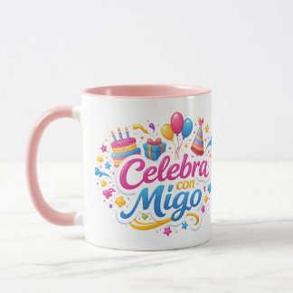 Jarra Personalizada “Celebra Conmigo” | Ideal para マグカップ