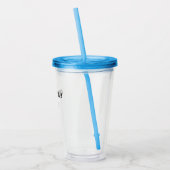 jarra / vaso con frase cubana アクリルタンブラー (左)