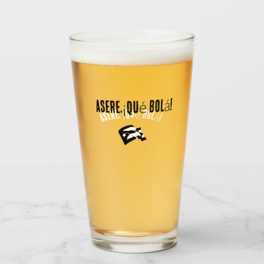 jarra / vaso con frase cubana タンブラーグラス (ドリンク正面)