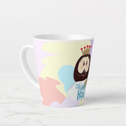 Jarro para café World Hope カフェラテマグ (左アングル)