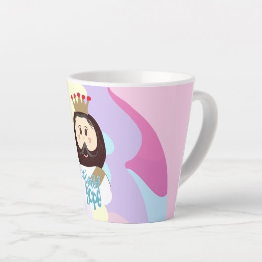 Jarro para café World Hope カフェラテマグ (右アングル)