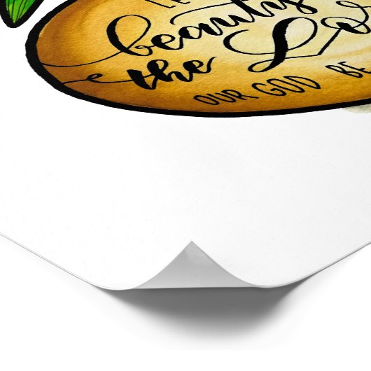 Jars of Clay – 主の美しい – 水彩アート ポスター (角)