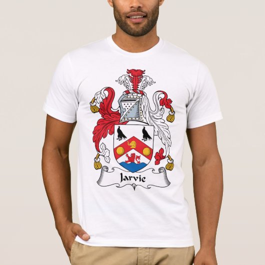 Jarvieの家紋 Tシャツ (正面)